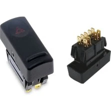 4LÜ FLAŞÖR DÜĞMESİ 9 PİN RENAULT 19 OEM: 7700817335