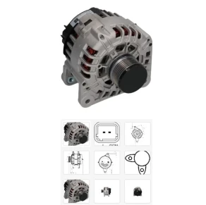 RENAULT KANGOO CLIO MEGANE NISSAN QASHQAI CAPTUR 12V 125 AMPER ALTERNATOR