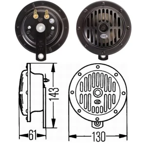 KORNA 24V SÜPERTON TEKLI KALIN 310 HZ