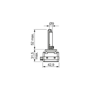 Ampul - Xenon Whıte HID - D1S - 35 W - PK32d-2