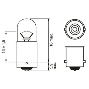 Ampul - Pure Lıght - 12 V - - - 2 W - BA9s