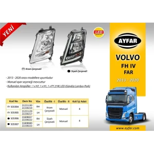 VOLVO FH IV (2013- 20) FAR MANUEL SOL - KROM ÇERÇE