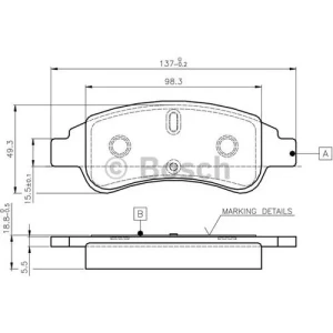 DISK FREN BALATASI ÖN CITROEN BERLINGO 1996- , C-ELYSEE 2012 -, C2 2003-, C3 I 2002-, C3 II 2009-, C3 Picasso 2009-, C4 2004-, C4 CACTUS 2014-, C4 I 2004-, DS3 2009-, XSARA 1997 - 2005, XSARA PICASSO 1999- PEUGEOT PARTNER 1996 -, PARTNER Tepee 2008 -, 100