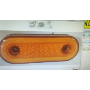 DUZ YAN POZISYON LAMBA NEON 20 LED SARI