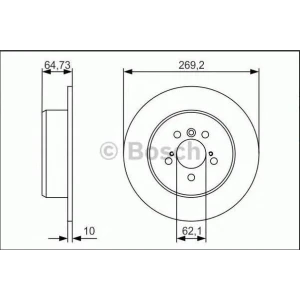 FREN DISKI LEXUS, TOYOTA Camry;ES;Mark II Qualis;Scepter;Windom LEX4243133010; TOY4243106090;