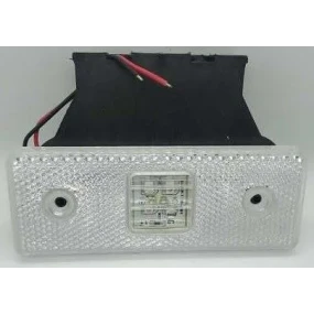 12 VOLT LEDLI SIDE MARKER BEYAZ BRAKETLI