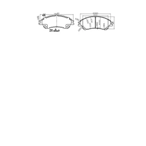 DISK BALATA SUZUKI SX4 ON 2013 GDB3633