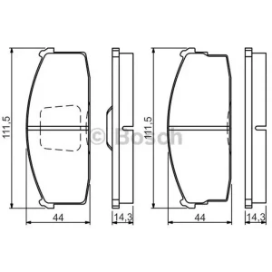 DİSK BALATA NISSAN PANELVAN ÖN GDB213
