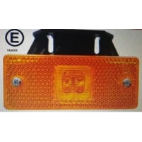 12 VOLT LEDLİ SIDE MARKER SARI BRAKETLİ