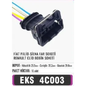 FIAT PALIO SIENA FAR SOKETI RENAULT CLIO BOBIN SOKETI