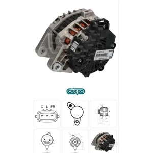 ALT DINAMO 12V 90 VALEO TIP ACCENT ERA I20 I30 KIA CEED RIO III 1.4-1.6 37300-2B300 JHM