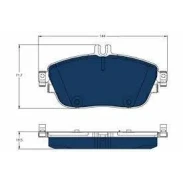 DISK BALATA MERCEDES A SERISI W176, B SERISI W246 ON TB3170