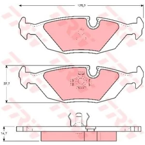 DISK BALATA SAAB VOLVO 440-460-480 AR GDB1068