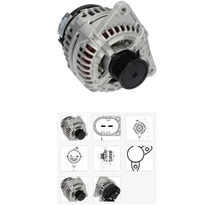 ALT DINAMO 12V 140A BOSCH TIP MITSUBISHI FUSO CANTER PRESTIJ OTOBUS L-DFM JHM