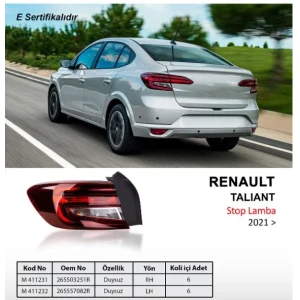 RENAULT TALIANT STOP LAMBASI DIS SAĞ 2021/
