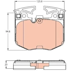 DİSK BALATA BMW ÖN G30 G11 G01 G05 GDB2260 34116872750