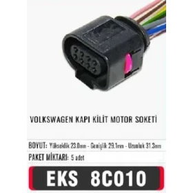 VOLKSWAGEN KAPI KİLİT MOTOR SOKETİ