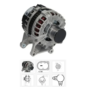 MERCEDES BENZ C180 C200 C220 CDI 12V 150 AMPER ALTERNATOR LIN UCLU