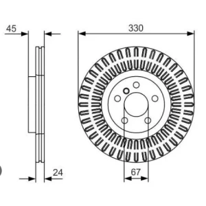 FREN DSIK BMW F45 F46 F48 2.0D ON