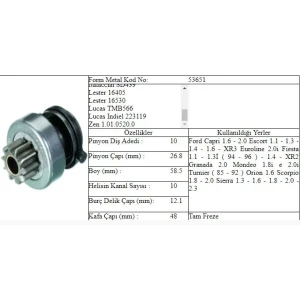 FM 53651DISLI B905 10D.SIERRA MONDEO FIESTA EM