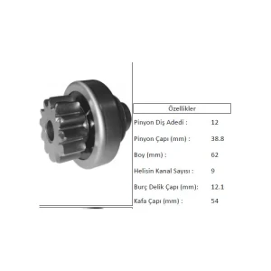 MARŞ DİŞLİSİ TRANSIT CITROEN 12T VALEO TIP