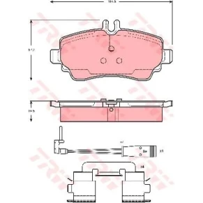 FREN BALATASI ÖN A SERİSİ A140 A160 A170 A190 A210 W168 VANEO
