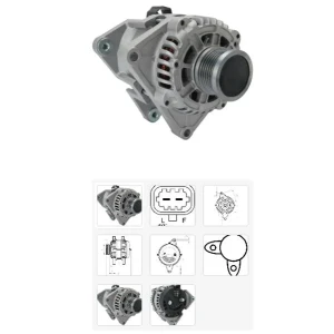 ALTERNATOR DELCO TIP CHEVROLET CAPTIVA AVEO CRUZE OPEL ASTRA J INSIGNIA IKI FISLI 100 AMPER