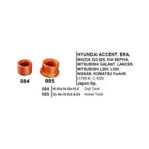 MARS BURCU HYUNDAI ACCENT ERA MAZDA 323-626 MITSUBISHI L200 L300 L400 1780-K C-430 JAPON TIP