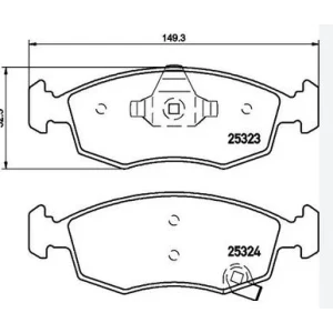 DISK BALATA FIAT PANDA 2012 --- ON GDB1921