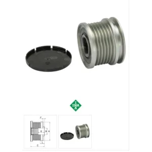 ALT RULMANLI KASNAK A4 A6 Q5 IBIZA 1.4-1.9TDI FABIA SUPERB 1.6-2.0 T5 BOSCH-VALEO 535012410