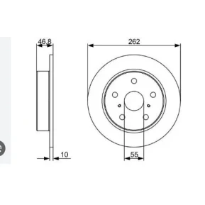 FREN DİSK ARKA EMERGANT GELY 1064001294