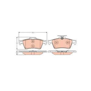 DISK BALATA VOLVO S40 ARKA GDB2086