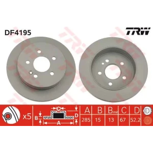 FREN DİSKİ ARKA MERCEDES BENZ M-CLASS 1998 - 2