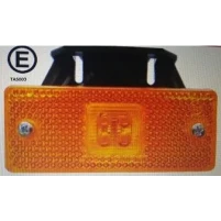 24 VOLT LEDLİ SIDE MARKER SARI BRAKETLİ 0219L