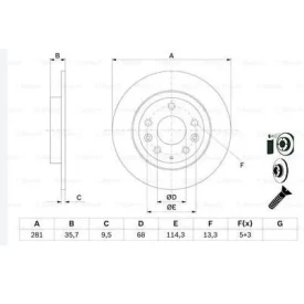 FREN DISK FORD KA [CDU]