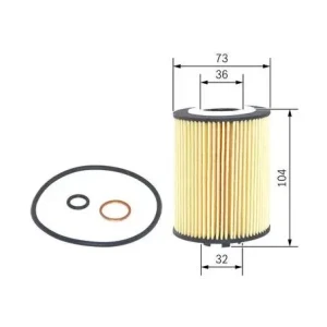 YAĞ FİLTRESİ BMW 5 E60 E61 BMW 6 E63 BMW X5 E53 545I 645CI