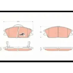 DISK BALATA HYUNDAI-GETZ13,15/ACCENT13,15ON GDB3331