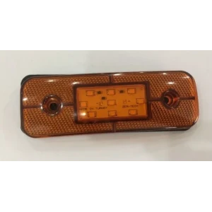 OVAL SIDE MARKER 9 LEDLI BRAKETLI