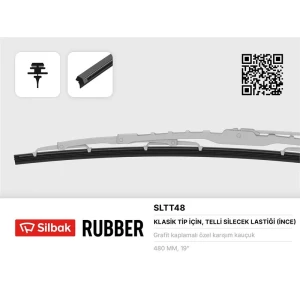 SILBAK Teli üzerinde silecek lastigi 480mm