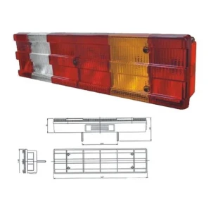 STOP SOKETLİ PLAKASIZ ACTROS 6 FONK. BES VIDALI SAĞ 0015406370