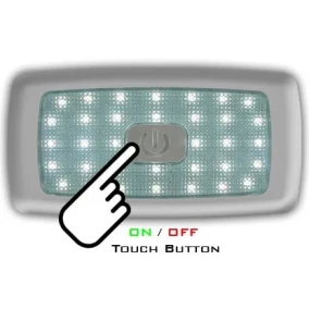 TAVAN AYDINLATMA 12V LEDLİ SICAK BEYAZ BUTONLU