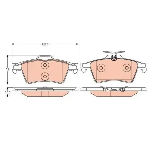 DISK BALATA VOLVO S40 ARKA