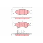DISK BALATA KIA SEPHIA 15I,18 16V 96-98 ON GDB3224