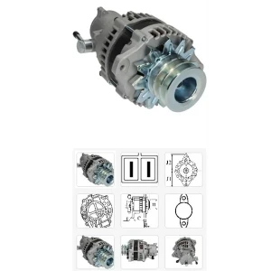 ALTERNATOR DINAMO 24V.80 A. ISUZU TURKUAZ / NQR ALTERNATOR VAKUMLU