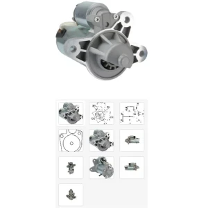 MARS MOTORU 12V 13 DIS 2.3KW TRANSIT T12 T15 ESKI MODEL STR 5235