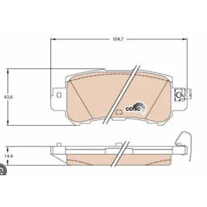 DISK BALATA MAZDA CX-3 CX-5 ARKA GDB3539