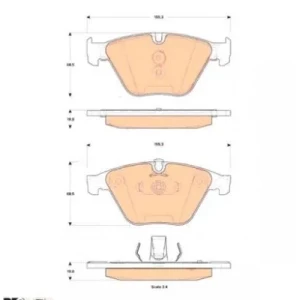 DISK BALATA BMW 5,25D 5,30D 04/2010 -- ON GDB1854