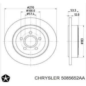 FREN DİSK ARKA CHRYSLER DODGE NEON PT CRUISER