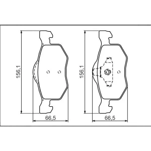 DISK BALATA FORD MAVERICK 2001 - ON GDB1497 GDB1753