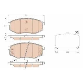 DISK BALATA HYUNDAI SONATA VI 2009 --- ON GDB3553